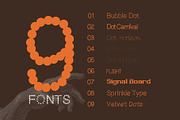 Dotted Font Bundle - 9 Matrix Fonts!, a Handwritten Font by HipFonts (Thumbnail 2 of 9)