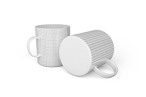 Mug Mockup, a Cups & Container Mockup by Qaleb Studio