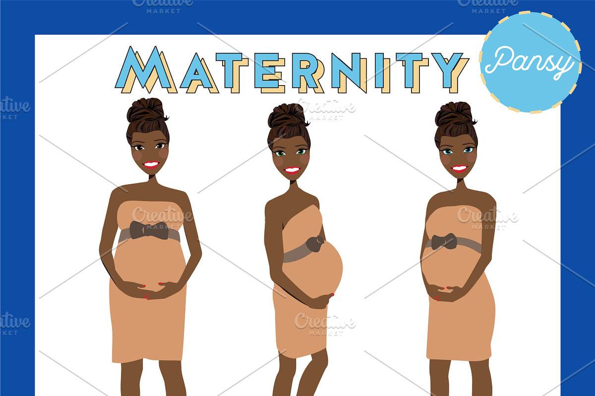 Maternity Pregnant Portrait Creator, a Person Illustration by Lauren Lesley Studio (Photo 30 of 45)