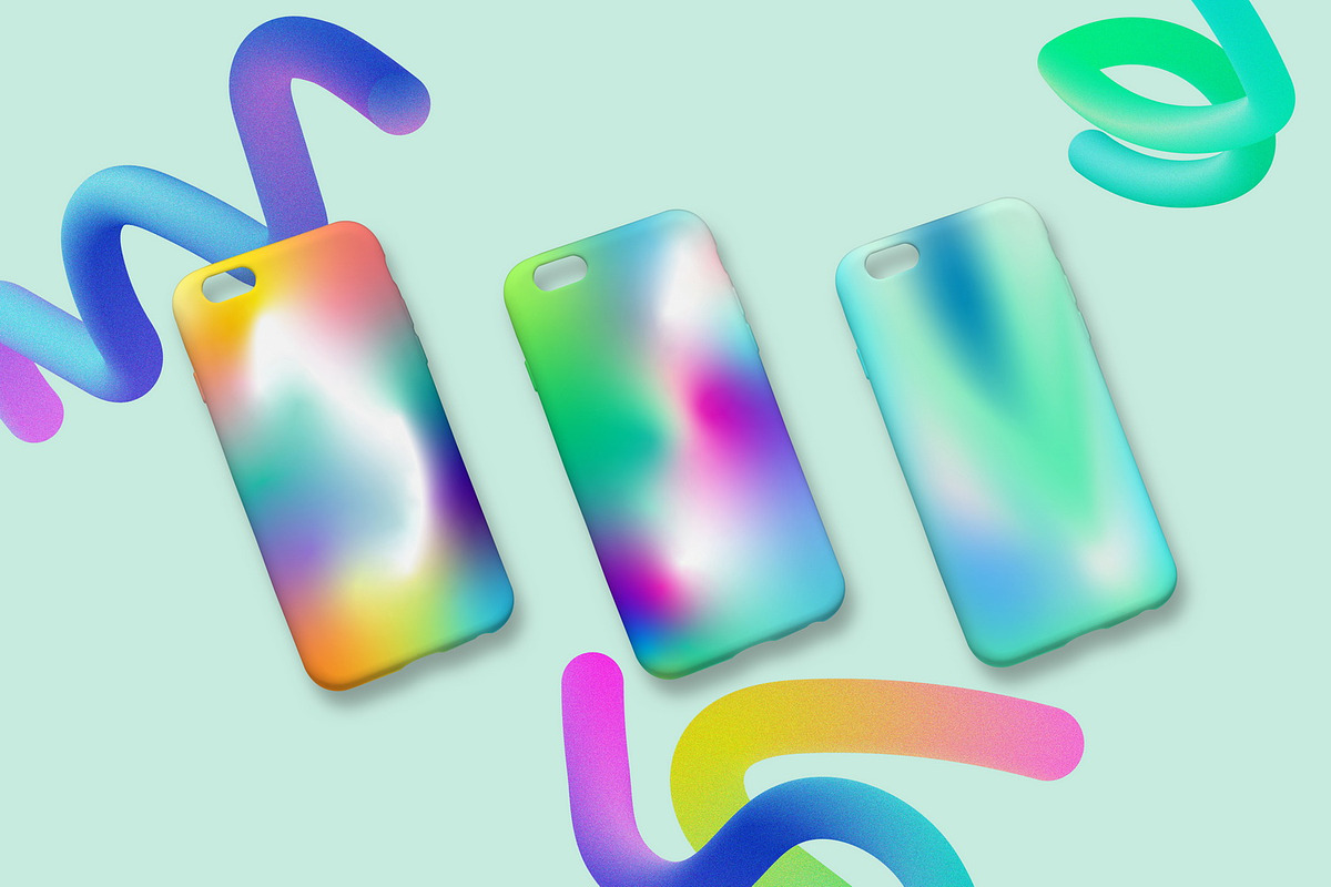 Grainy Gradient Backgrounds & Shapes, an Object Graphic by ArtIrisArt (Photo 12 of 15)