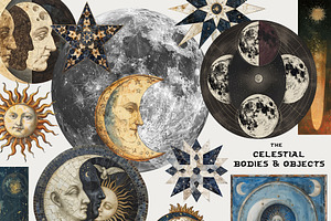 CELESTIAL Vintage Surreal Collage