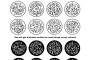 Motivational phrases set, an Object Graphic by Olena (Thumbnail 2 of 3)