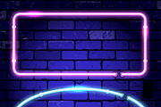 Neon Signboards Frame Alphabet, a Decorative Illustration by TAlex (Thumbnail 3 of 6)