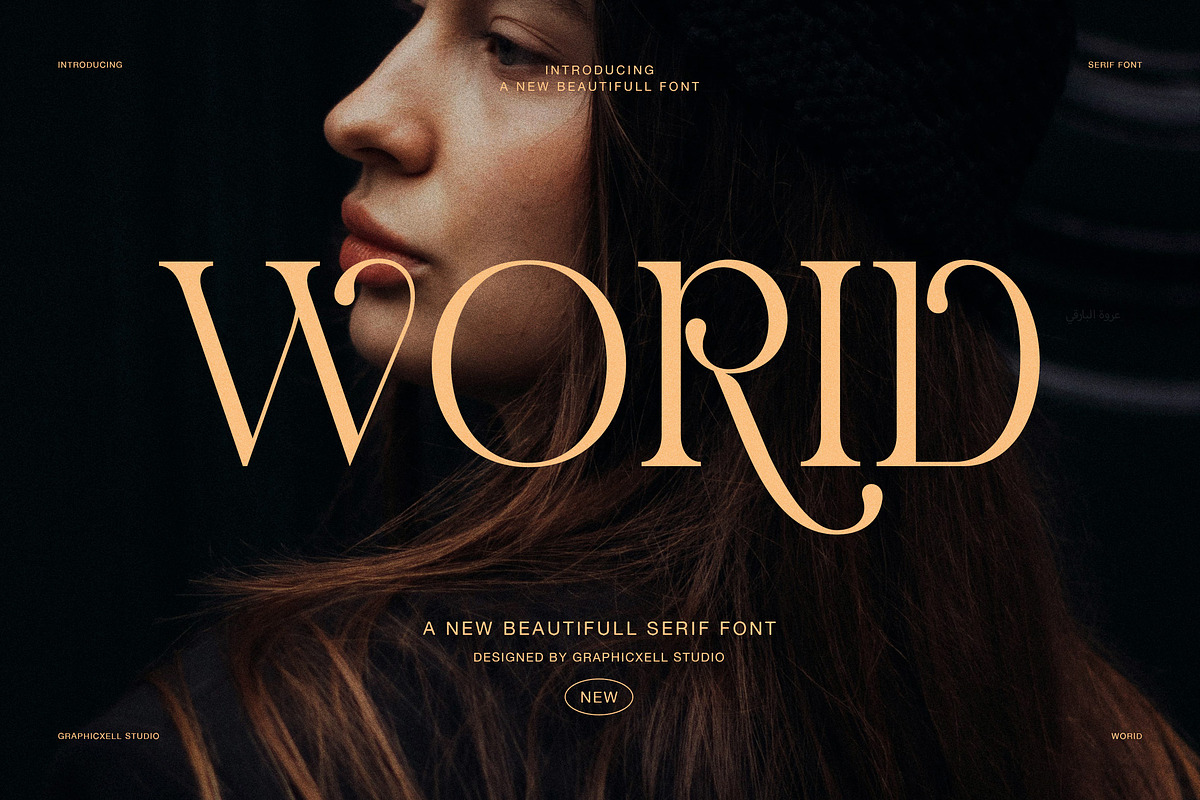 Worid Elegant Luxury Serif Font, a Serif Font by Graphicxell (Photo 1 of 8)