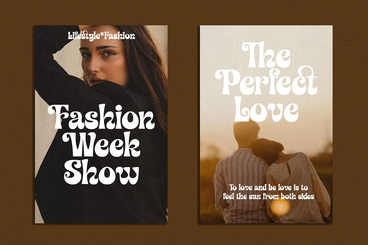 Molger Retro Display Font, a Serif Font by RantautypeStudio (Photo 7 of 17)