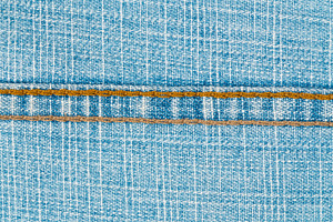 Blue denim fabric texture with