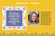 Folksy Wreaths & Bouquets Templates, an Illustration by On the Mark Designs (Thumbnail 9 of 16)