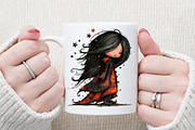 Quirky Halloween Witch Clipart Bundl, an Illustration by Sublimation Artist (Thumbnail 5 of 6)