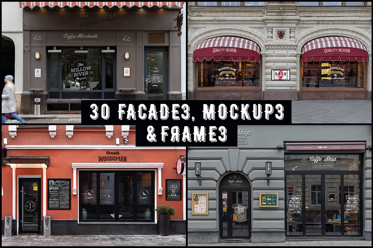 60 Signs, Facades and Frames mockups, a Cups & Container Mockup by Madebyvadim (Photo 3 of 6)