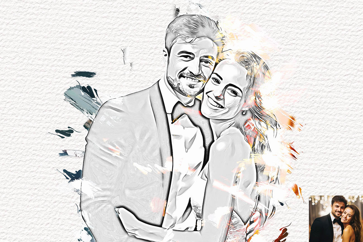 Dry Brush Artistic Paint FX, an Action Add-On by Studio Retouch (Photo 11 of 14)