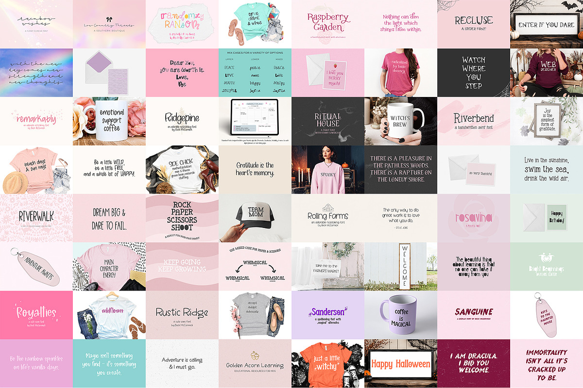 Handlettered Font Bundle, Volume 2, a Handwritten Font by Beck McCormick (Photo 11 of 15)