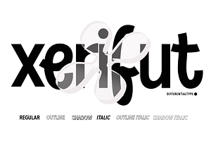 Xerifut - Sans Display Font