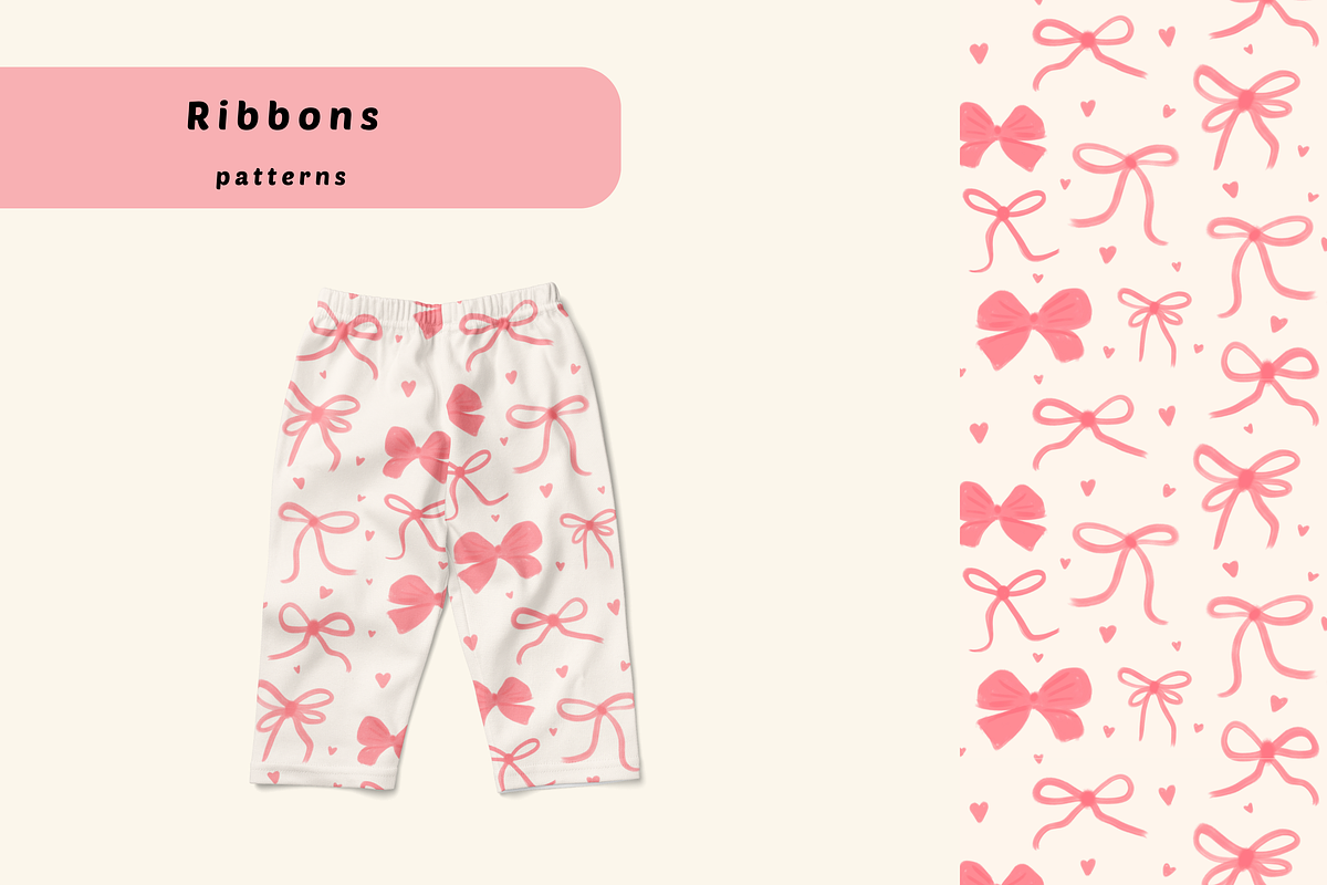 Bows, a Pattern Graphic by AnnaEshka (Photo 1 of 2)