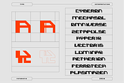 VB Nephiros - Futuristic Font, a Sans Serif Font by VALIANTBROTHA (Thumbnail 3 of 9)
