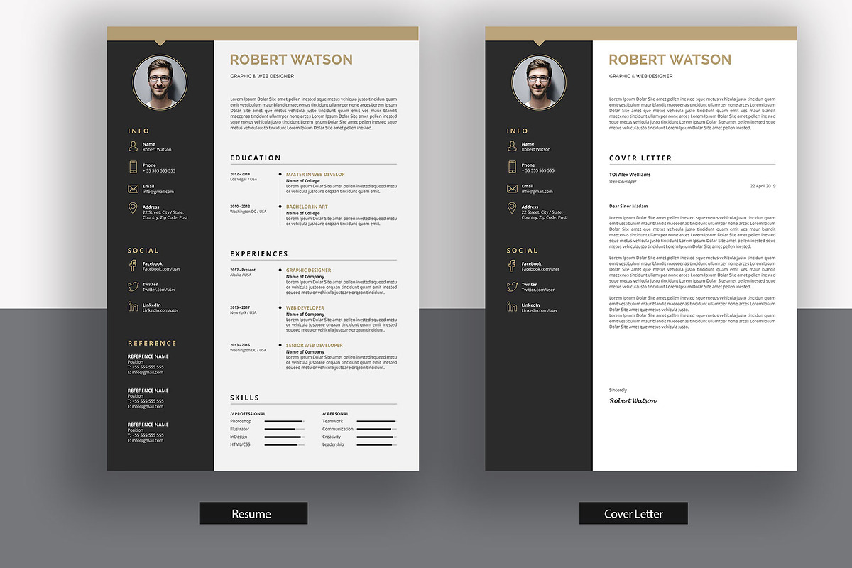 Resume/CV, a Resume Template by SlideCo (Photo 3 of 5)