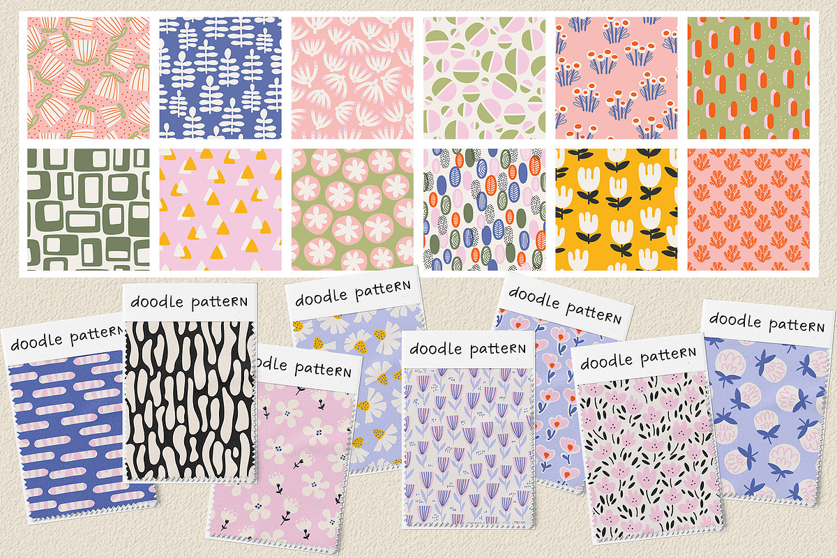 Minimalist modern pattern collection, a Pattern Graphic by rosypatterns (Photo 5 of 11)