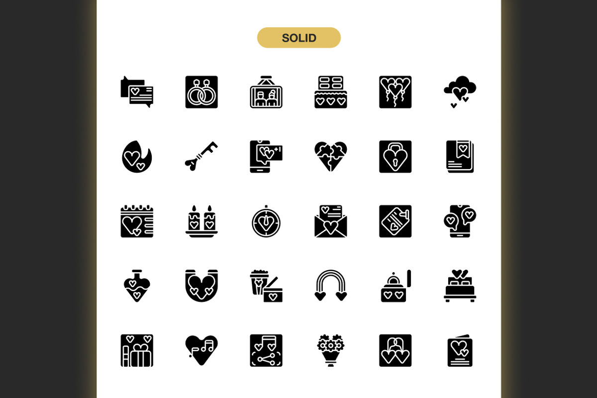 Romance Icons, an Icon by Spacepixel Creative (Photo 3 of 3)