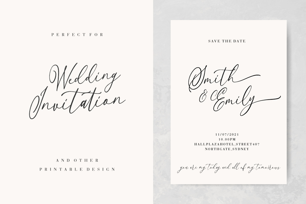 Anttelope Luxury Calligraphy, a Script Font by Creatype Studio (Photo 4 of 9)