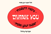 Make Your Super - Unique Retro Serif, a Serif Font by Myn Type (Thumbnail 17 of 17)