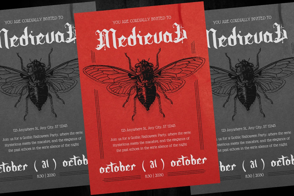 Snavirus - Medieval Blackletter Font, a Blackletter Font by Dhabee (Photo 14 of 16)