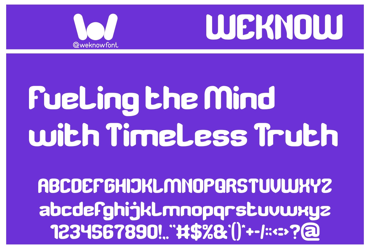 Brainwave font, a Font by weknow (Photo 5 of 8)