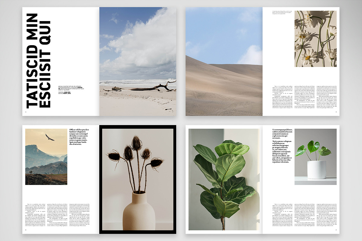 Minimal Nature-Inspired Magazine preview 4