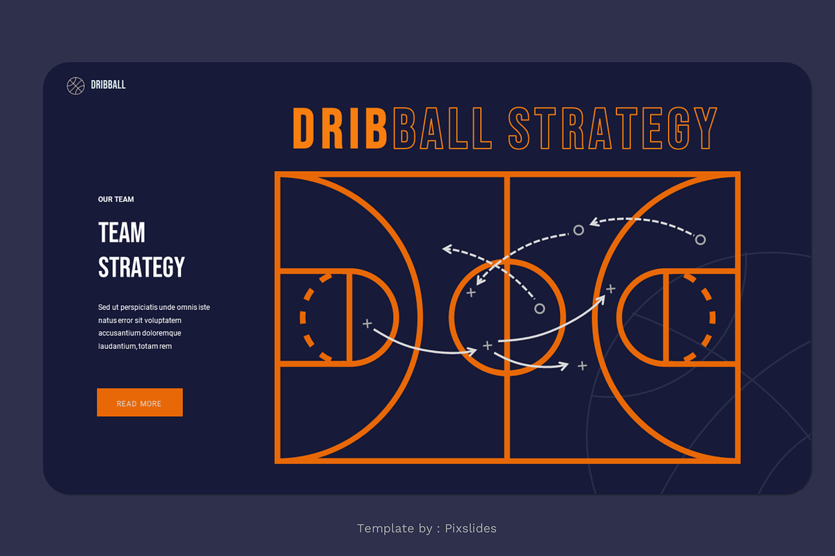 Basketball Team Sport PowerPoint, a Presentation Template by Pixslides (Photo 3 of 7)