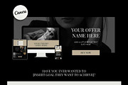 Canva Sales Page - Noir Luxe, a Templates & Theme by Freedom Business Shop (Thumbnail 1 of 10)