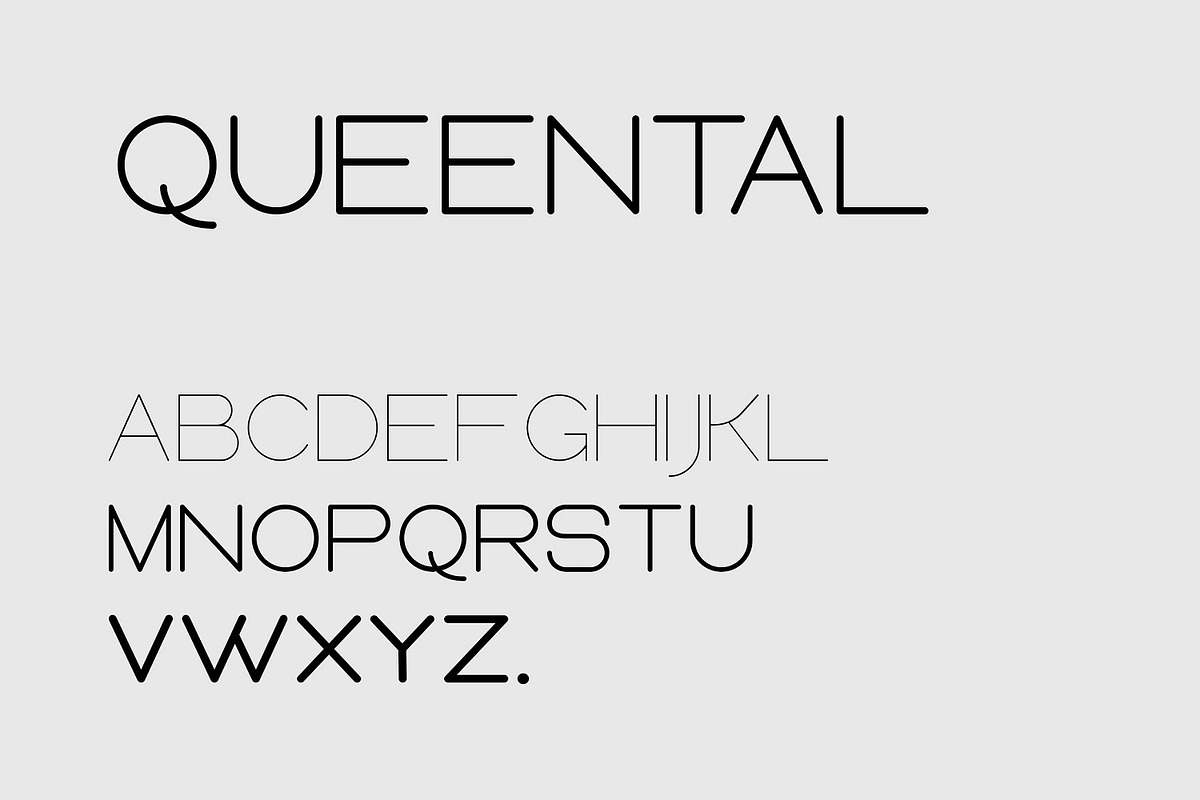 Queental - Elegant Sans Font Family preview 7