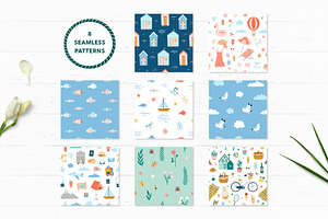 Summertime Illustrations & Patterns