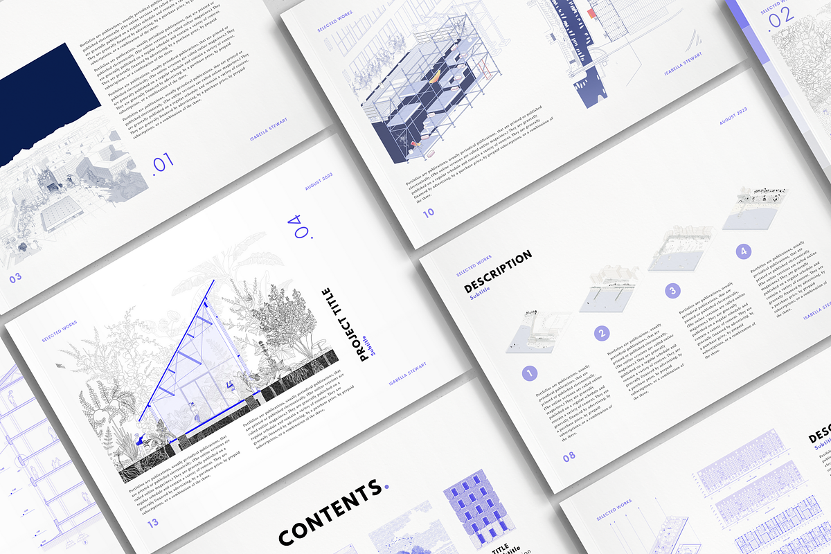 Architecture Portfolio Template, a Branding & Logo Template by Templits (Photo 7 of 10)