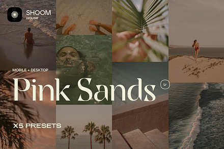 Pink Sands - 5 Lightroom Presets