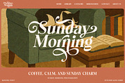 The Kelvine Stylish Serif, a Serif Font by Letterhend Studio (Thumbnail 6 of 11)