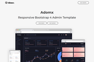 Admin Dashboard HTML Template