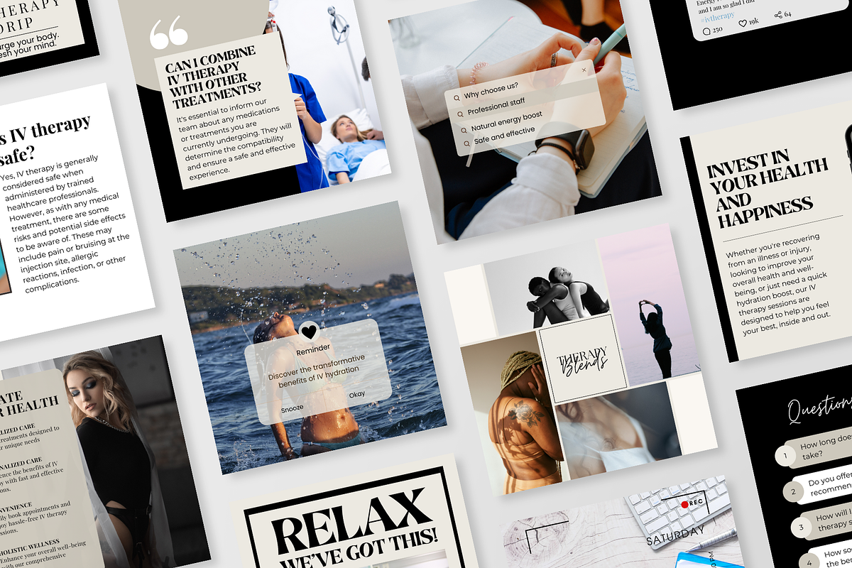 Iv Therapy Instagram Post Template preview 8