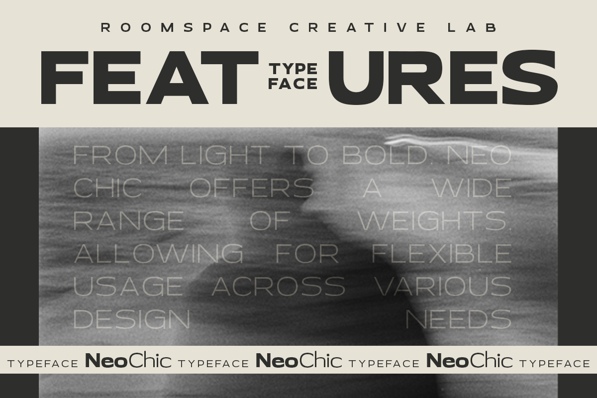 Neo Chic - Clean Modern Sans Serif, a Sans Serif Font by roomspace creative lab (Photo 2 of 11)