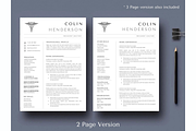 Doctor Resume Template Word,, a Resume Template by Climbwithelevator (Thumbnail 4 of 6)