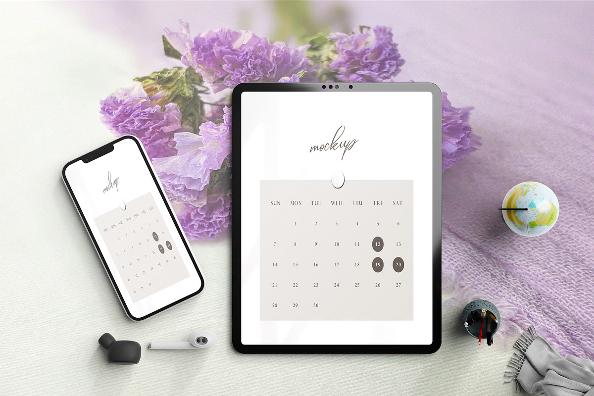 iPad Pro and iPhone Mockups, an iPhone Mockup by 2M GRAPHICS DESIGN (Photo 2 of 5)