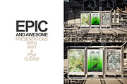Advertising Posters Mockup Set 01, a Print Template by Epic By Design (Thumbnail 3 of 6)