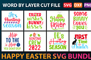 Happy Easter SVG Bundle, Easter SVG, an Object Graphic by Creative Art (Thumbnail 2 of 7)