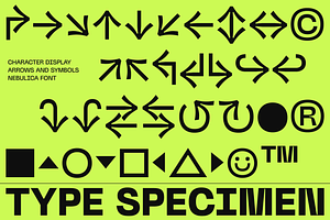 Nebulica - Geometric Family Font