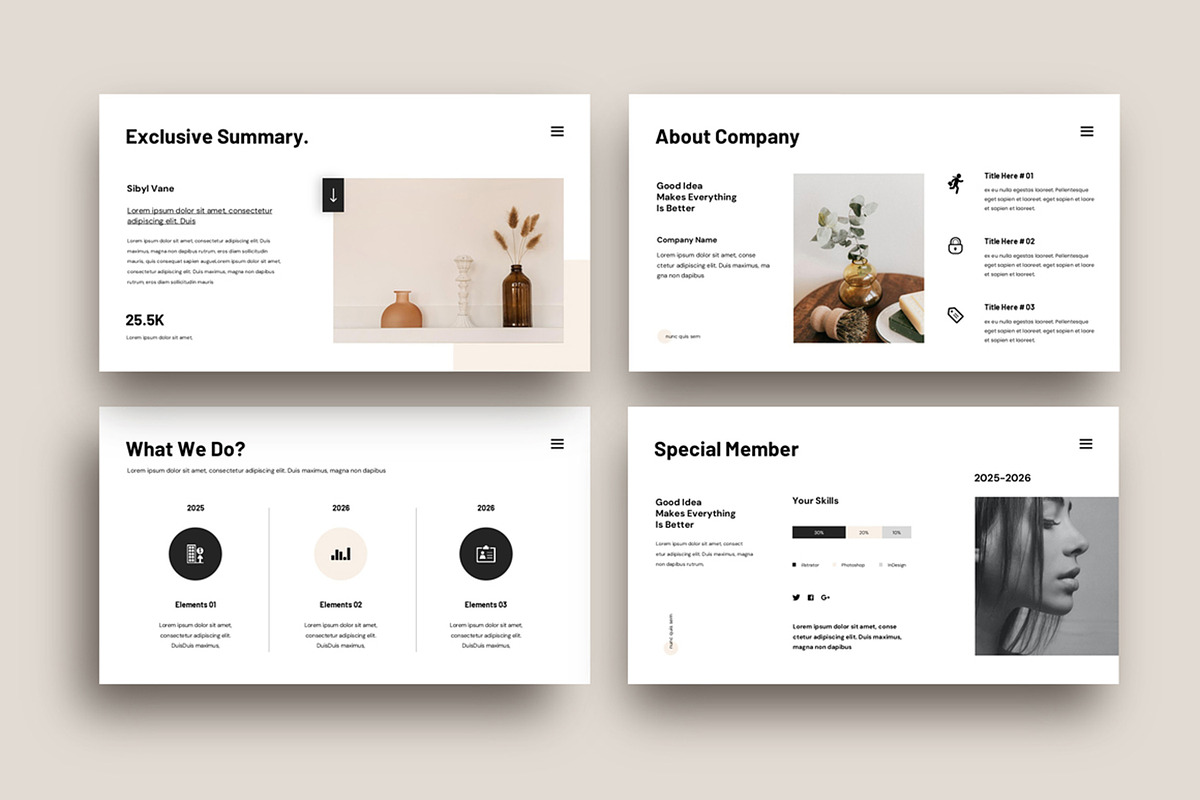 Business Plan Presentation Template, a Presentation Template by Dream-Lab (Photo 3 of 7)