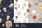 Space time Kids patterns, a Pattern Graphic by tatiletters (Thumbnail 6 of 14)