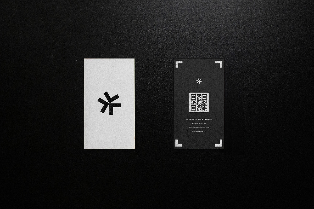 Black & White Business Card Mockups, a Product Mockup by rodrigofkaminski (Photo 5 of 10)