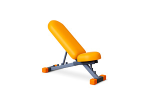 Abdominal bench 3d isolated item, a Sport Illustration by Valerie Bodnar