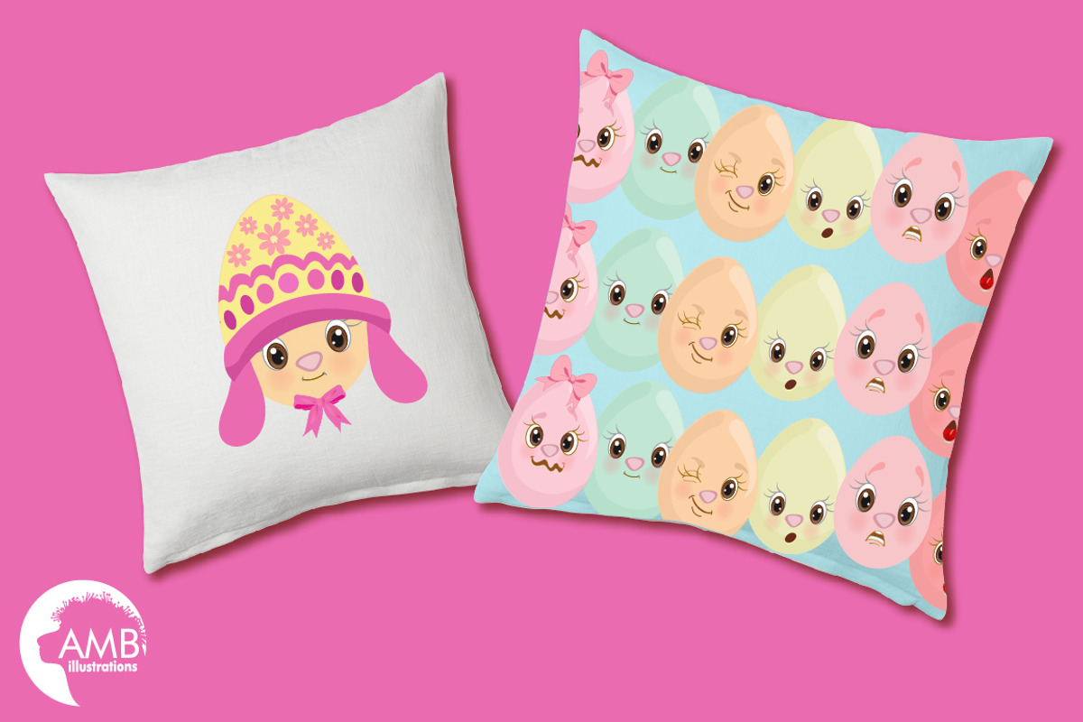 Easter Egg Clipart, Emoji, AMB-1168, an Illustration by AMBillustrations (Photo 4 of 5)