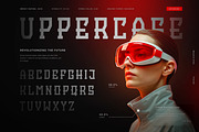 NEXAR – Futuristic Typeface, a Font by Brainwave (Thumbnail 5 of 8)