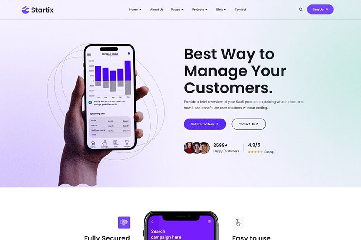 Startix - Digital Marketing NextJS, a React Template by Helenshop (Photo 2 of 4)