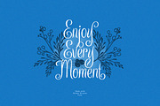 Winter Rosetta - Handwritten Script, a Script Font by Letterhend Studio (Thumbnail 7 of 9)