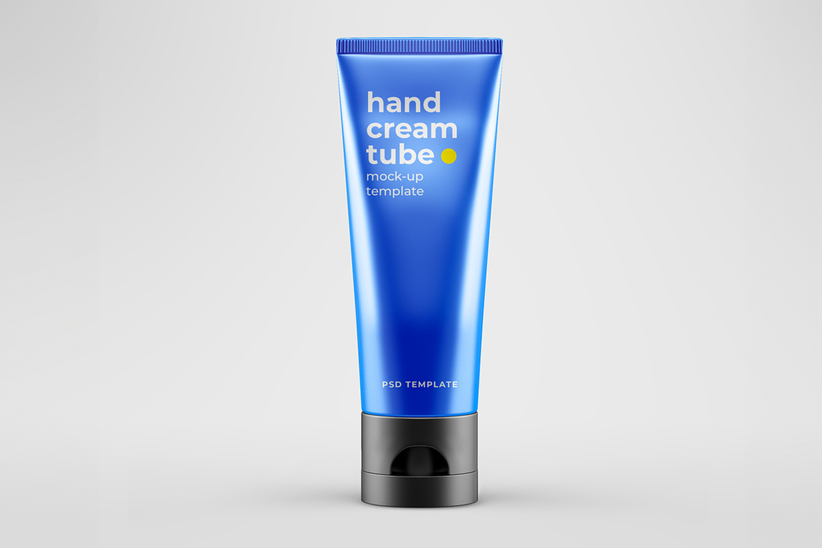 Hand Cream Tube Mockup, an Advertising Mockup by Se٧enStudio (Photo 2 of 2)